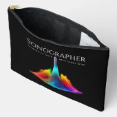 Sonographer-kleurrijke ultrasone golven etui (Open)