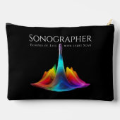 Sonographer-kleurrijke ultrasone golven etui (Achterkant)