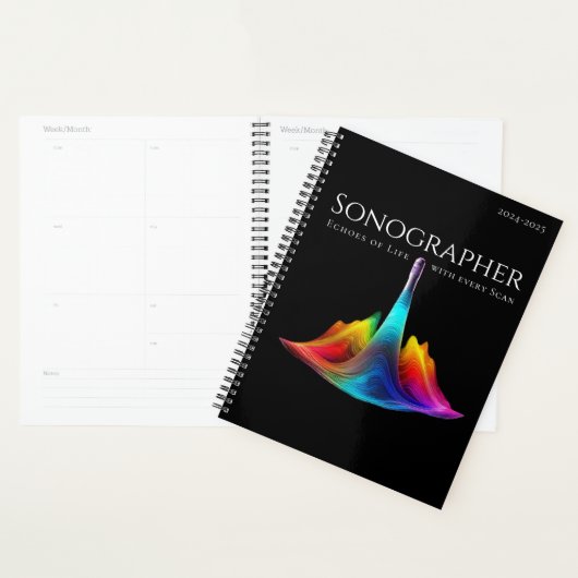 Sonographer-kleurrijke ultrasone golven planner (Display)