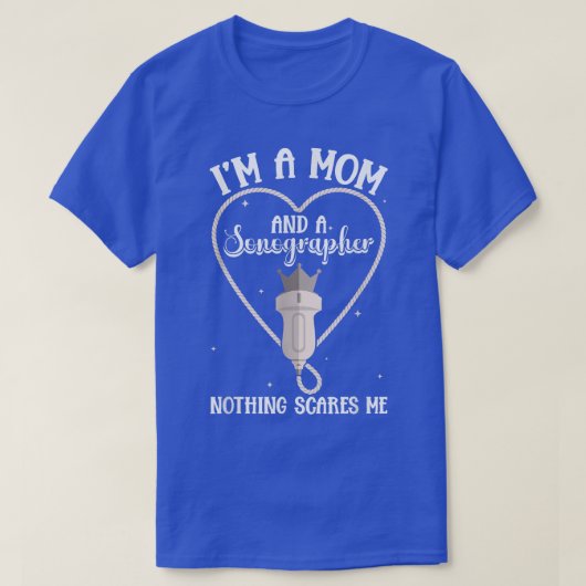 Sonographer mam HartSonografie T-shirt (Design voorkant)