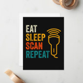 Sonographer Sonography Scan Notitiekaartje (Voorkant / Achterkant in situ)