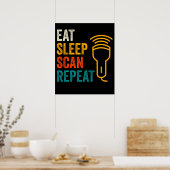 Sonographer Sonography Scan Poster (Keuken)