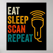 Sonographer Sonography Scan Poster (Voorkant)