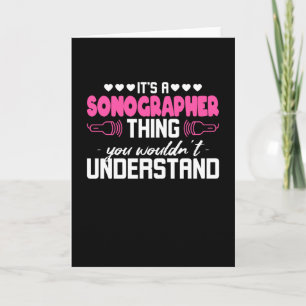 Sonographer Sonography Thing Kaart
