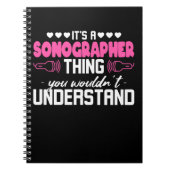 Sonographer Sonography Thing Notitieboek (Voorkant)