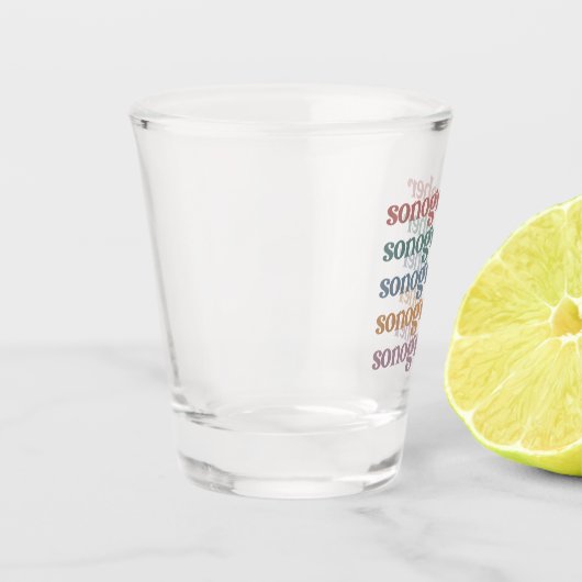 Sonographer Ultrasound Tech Retro Sonographer Gift Shot Glas (Links)