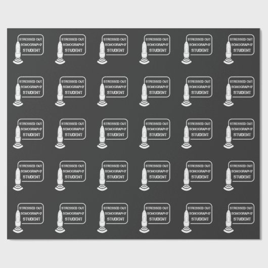 Sonographer Ultrasound technicus Gift Idee Cadeaupapier (Vlak)