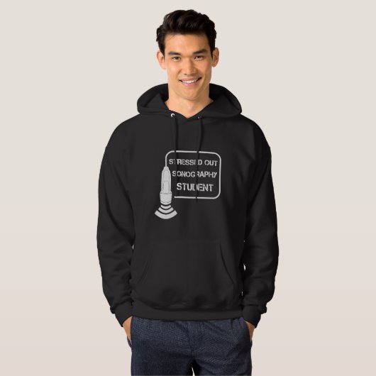 Sonographer Ultrasound technicus Gift Idee Hoodie (Voorkant volledig)