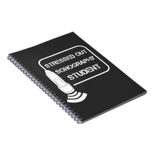 Sonographer Ultrasound technicus Gift Idee Notitieboek (Rechterzijde)