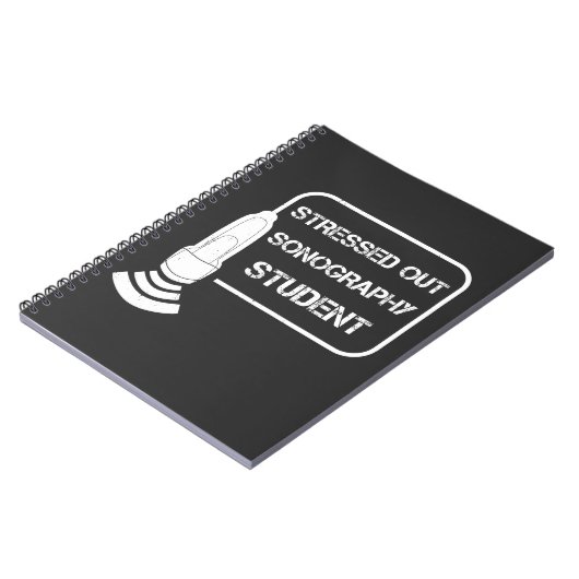 Sonographer Ultrasound technicus Gift Idee Notitieboek (Linkerzijde)