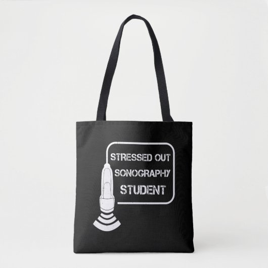 Sonographer Ultrasound technicus Gift Idee Tote Bag (Voorkant)