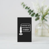 Sonographer Ultrasound technicus Gift Idee Visitekaartje (Staand voorkant)