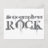Sonographers Rock Briefkaart (Voorkant)