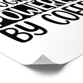 Sonography Coffee | Sonographer Ultrasound Gifts Poster (Hoek)