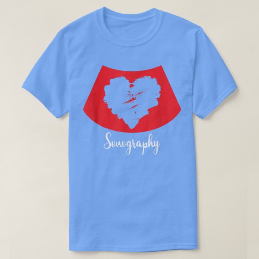 Sonography Echography Sonographer Ultrasound Diagn T-shirt (Design voorkant)