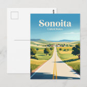 Sonoita Highway Arizona Briefkaart (Voorkant / Achterkant)
