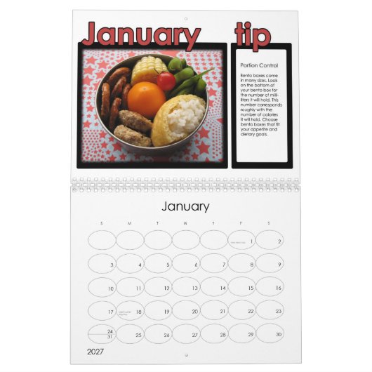Sonoma Bento 2011 Agenda Kalender (Jan 2027)