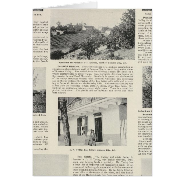 Sonoma Boerderijen, Californië (Voorkant)