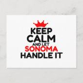 SONOMA BRIEFKAART (Voorkant)