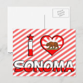 Sonoma, CA Briefkaart (Voorkant / Achterkant)