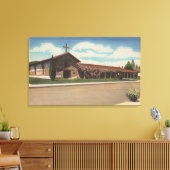 Sonoma, CA - Mission San Francisco Solano Canvas Afdruk (Insitu (Woonkamer))