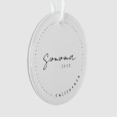 Sonoma, California Travel USA Simple Ornament (voorkant)