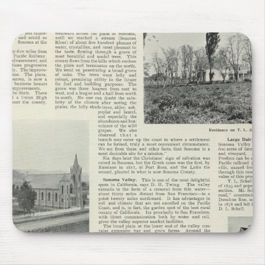 Sonoma, Californië Muismat (Voorkant)