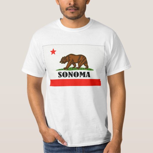 Sonoma, Californië T-shirt (Voorkant)