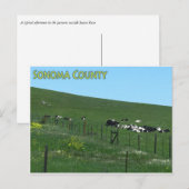 Sonoma County briefkaart (Voorkant / Achterkant)