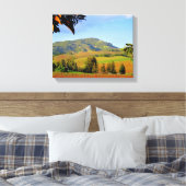 Sonoma County CA Wijngaarden, Canvas Afdruk (Insitu (Slaapkamer))