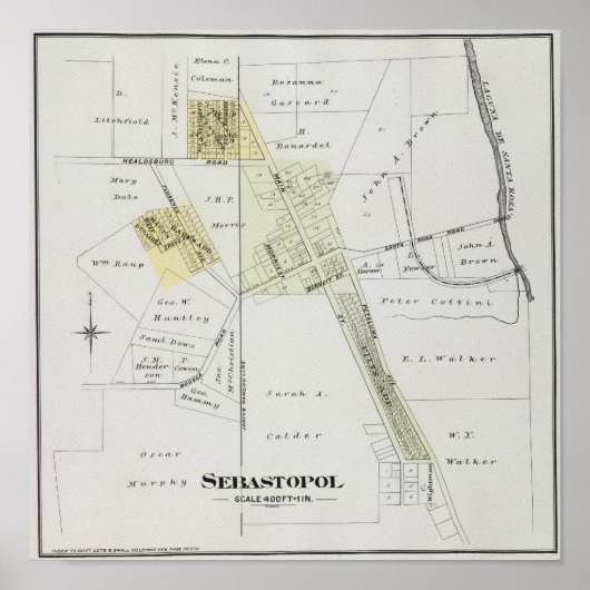 Sonoma County, Californië 12 Poster (Voorkant)