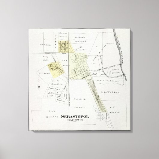 Sonoma County, Californië 17 Canvas Afdruk (Voorkant)