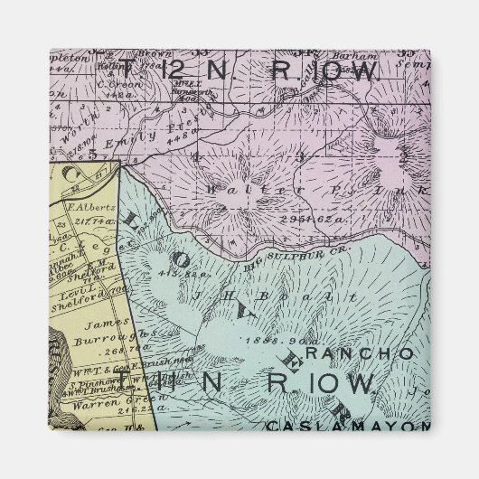 Sonoma County, Californië 18 Magneet (Voorkant)