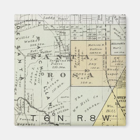 Sonoma County, Californië 22 Magneet (Voorkant)