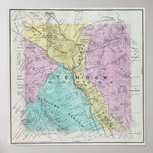 Sonoma County, Californië 22 Poster (Voorkant)