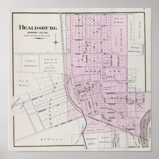 Sonoma County, Californië 22 Poster (Voorkant)