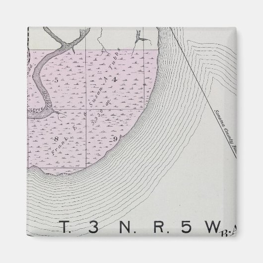 Sonoma County, Californië 24 Magneet (Voorkant)