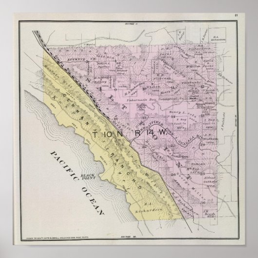 Sonoma County, Californië 35 Poster (Voorkant)