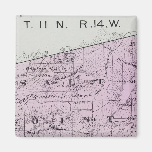 Sonoma County, Californië 36 Magneet (Voorkant)