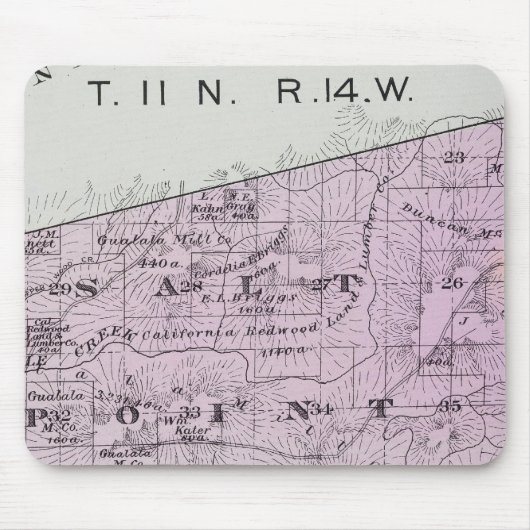 Sonoma County, Californië 36 Muismat (Voorkant)