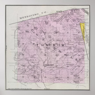 Sonoma County, Californië 7 Poster