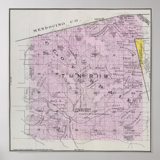 Sonoma County, Californië 7 Poster (Voorkant)