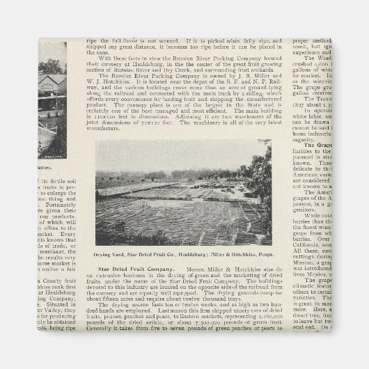 Sonoma County Magneet (Voorkant)