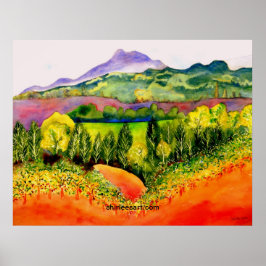 Sonoma County Vineyard Poster