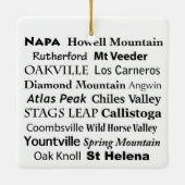 Sonoma en Napa Ornament (Achterkant)