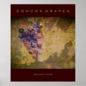 Sonoma Grapes on Vine Poster (Voorkant)