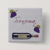 Sonoma Magnet Vierkante Button 5,1 Cm (Voorkant)