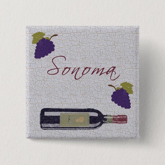 Sonoma Magnet Vierkante Button 5,1 Cm (Voorkant)