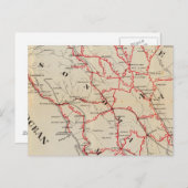 Sonoma, Marin, Lake en Napa County Briefkaart (Voorkant / Achterkant)