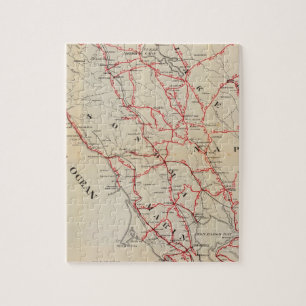 Sonoma, Marin, Lake en Napa County Legpuzzel